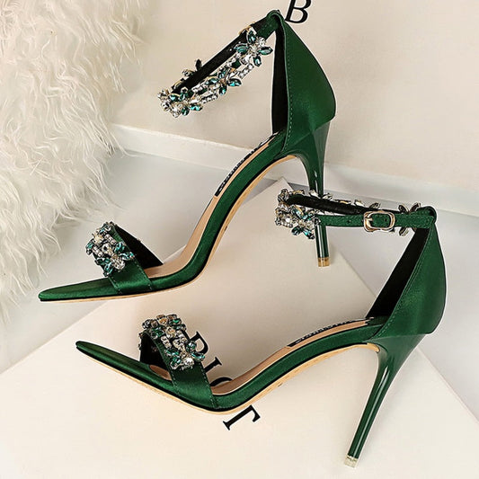 Bejeweled Bridal Sandals