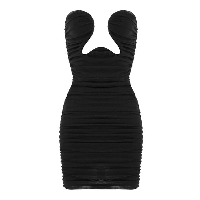 YAIZE SLEEVELESS MINI DRESS