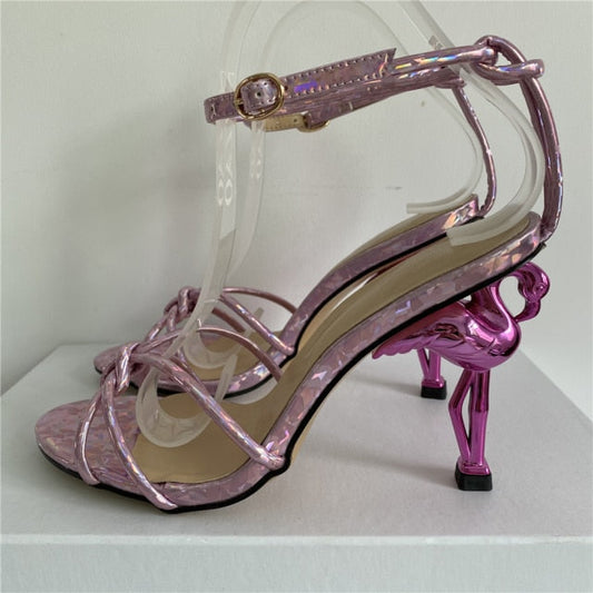 Flamingo High Heel Sandals