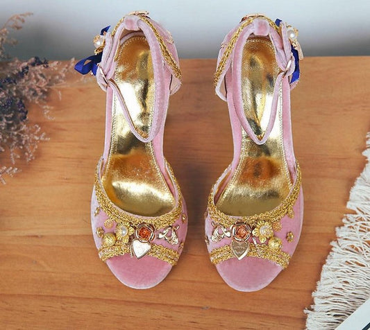 Byzantine Artwork High Heel Sandals