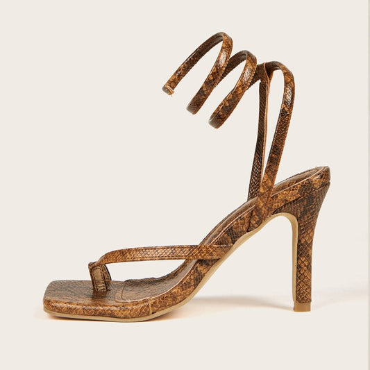 Ankle Wrap Summer Runway  Sandals