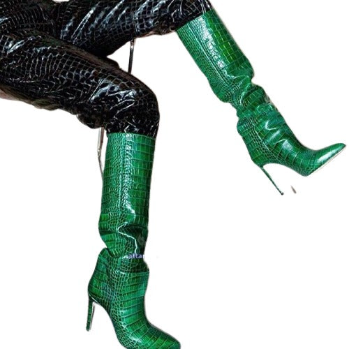 Printed Basic Boots