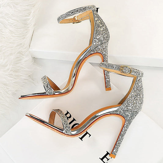 Fetish High Heels Bling Sandals