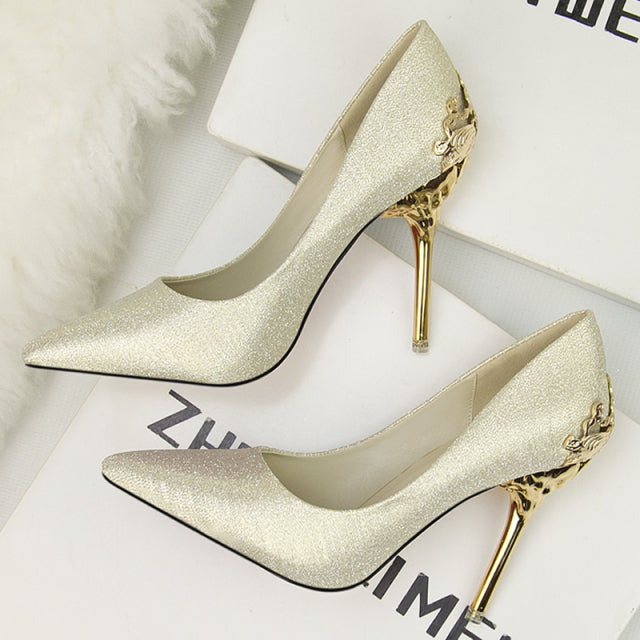 Classic Suede Office Pumps