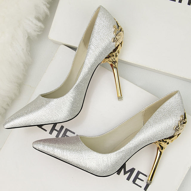 Classic Suede Office Pumps