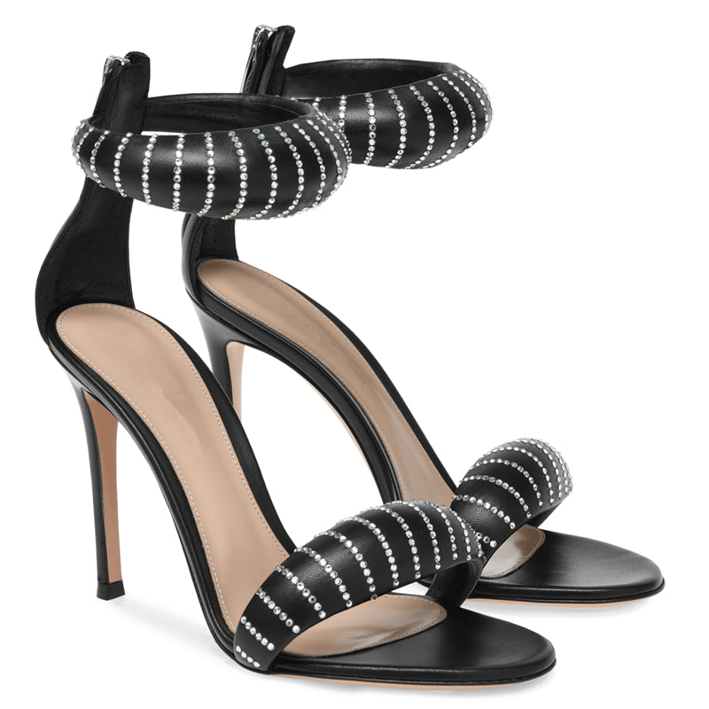 Buckle Bling Rhinestone Sandals