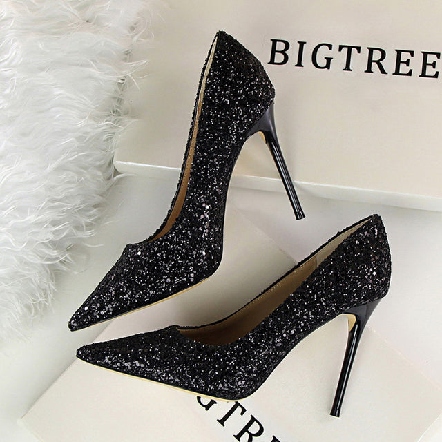 Glitter Bling Fashion Pumps