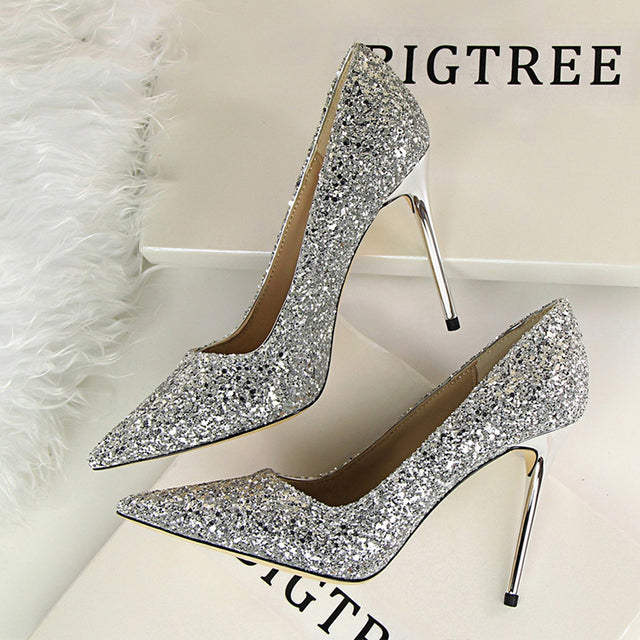 Glitter Bling Fashion Pumps