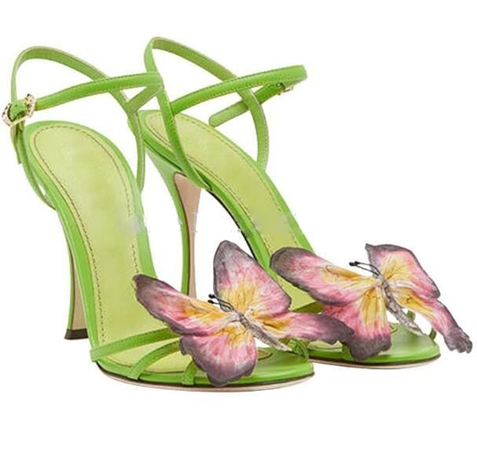 Clearance -  Butterfly-knot High Heel Sandals